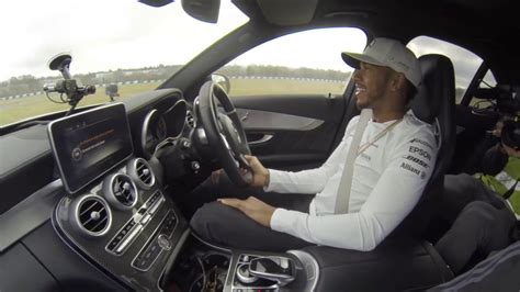 does lewis hamilton make music while driving his car